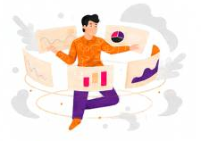 Information overload illustration